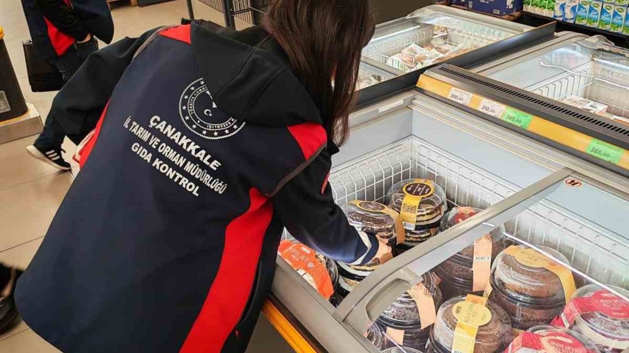 Çanakkale'de İl Tarım ve Orman Bölge Müdürlüğü Ekiplerinin Sürekli Gıda Denetimi