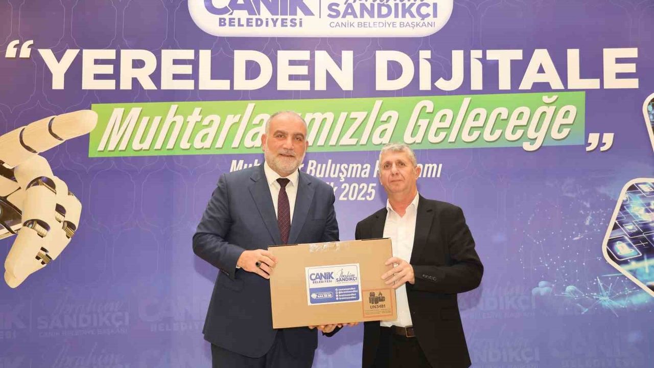 Canik Belediyesi muhtarlıklarda dijital dönüşümü tamamladı; Sandıkçı'nın hedefi hızlı ve etkin hizmet