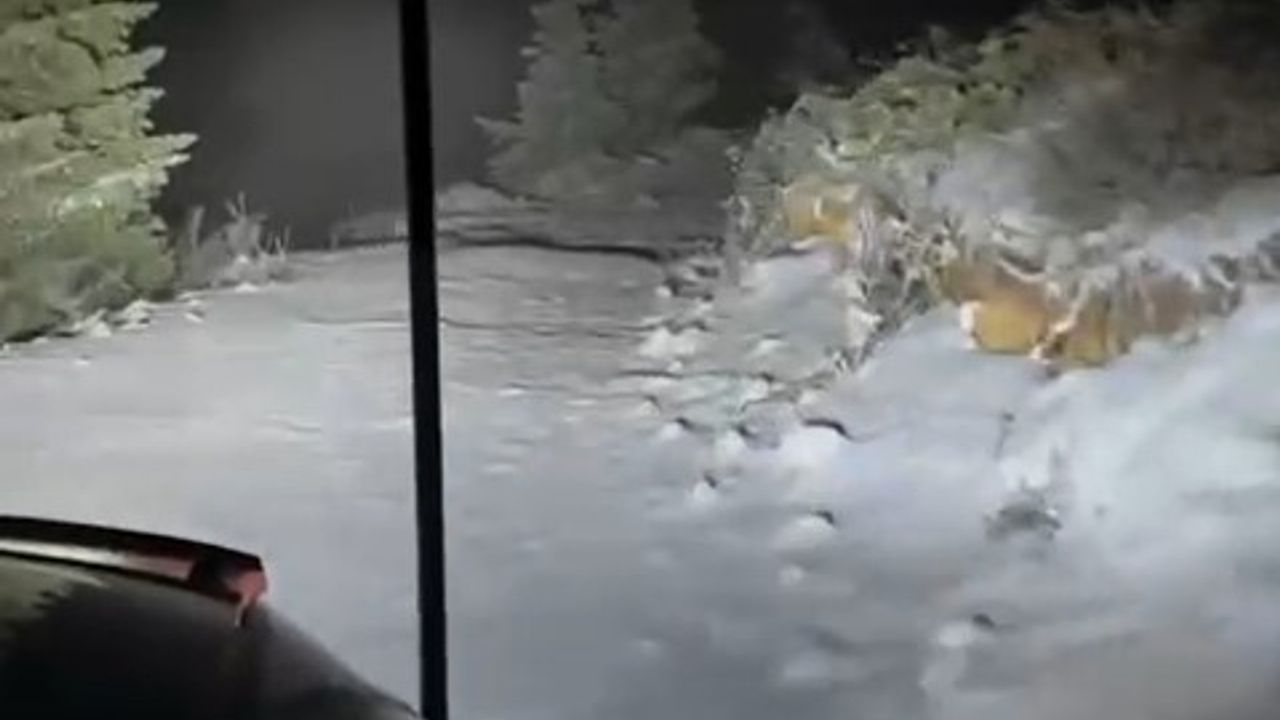 Çankırı Ilgaz'da Kar Etkili Oldu: Yüksek Kesimler Beyaza Büründü