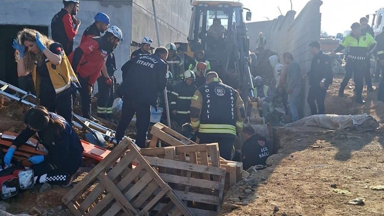 Çayırova’da inşaatta toprak kayması: 1 işçi kurtarıldı