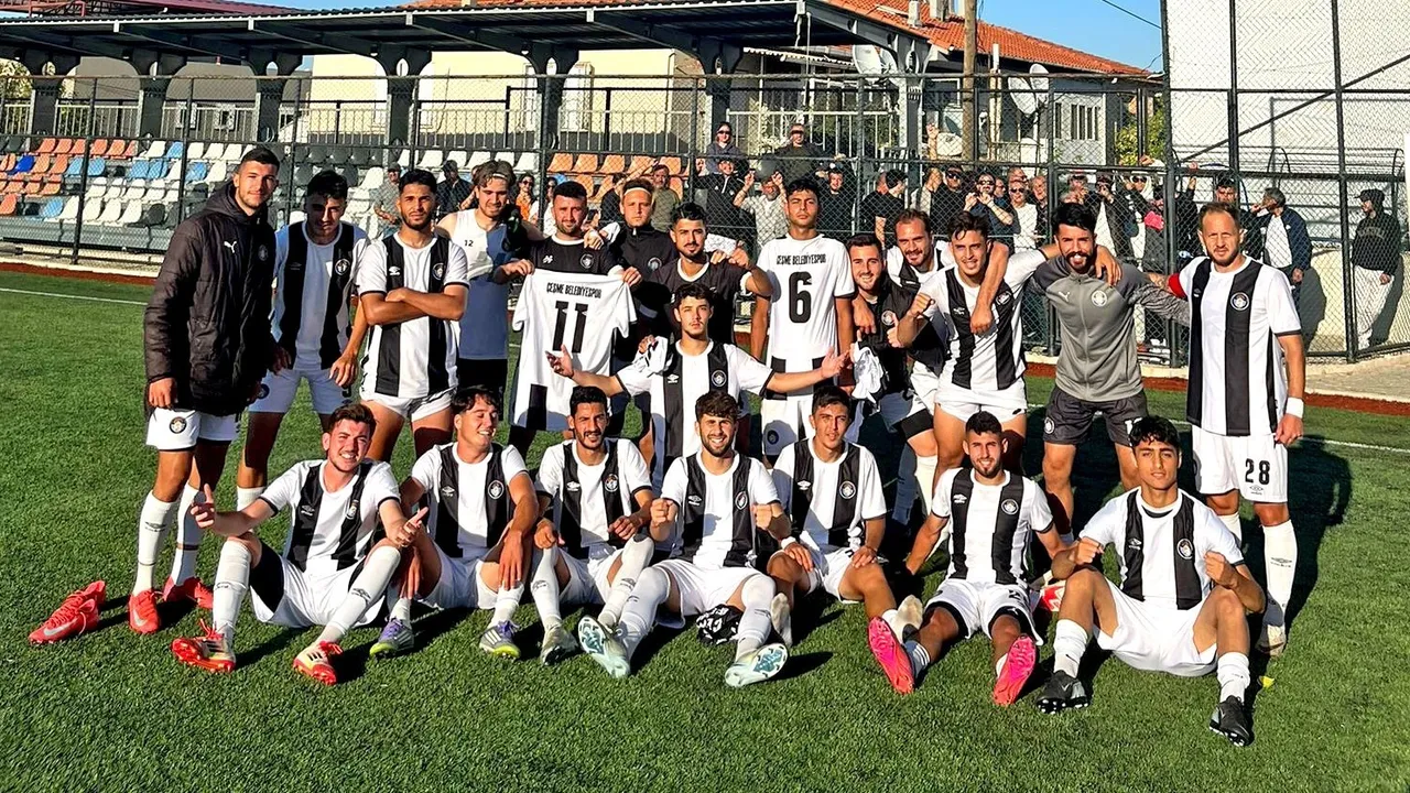Çeşme Belediyespor deplasmanda Güzelbahçe Belediyespor'u 4-2 mağlup etti