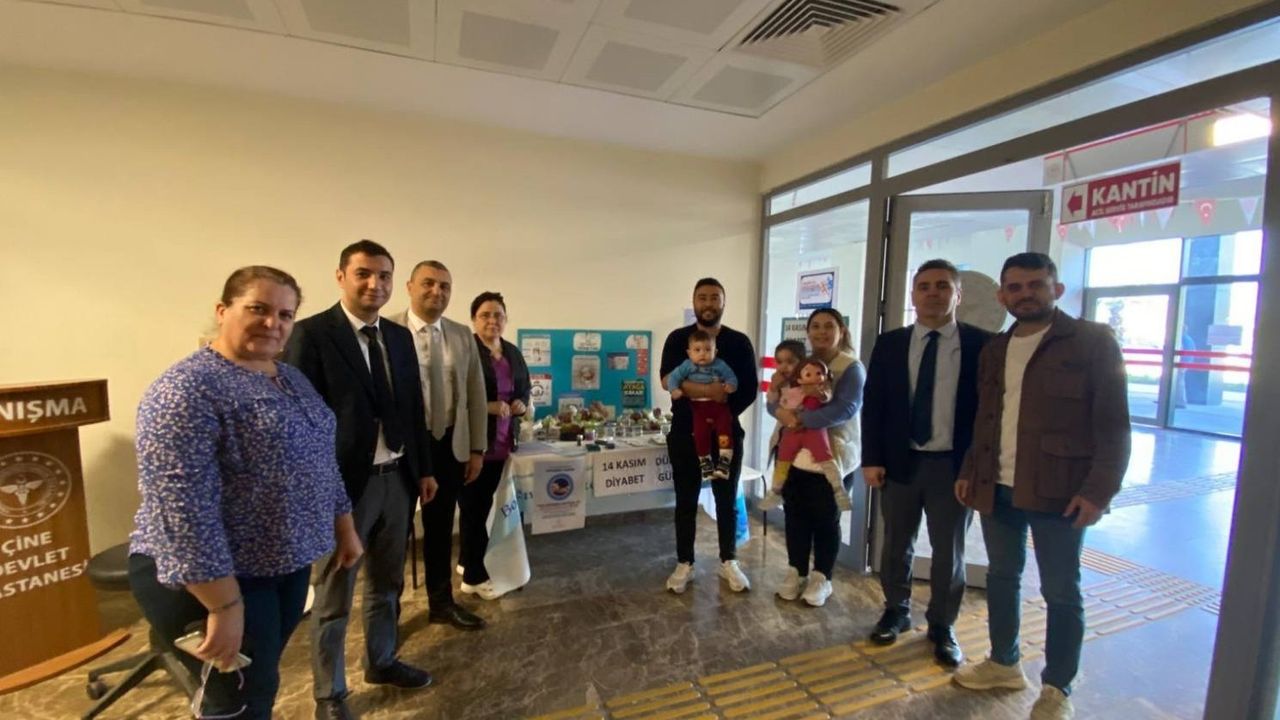 Çine Devlet Hastanesi'nden 14 Kasım Dünya Diyabet Günü'nde Ücretsiz Kan Şekeri Ölçümü ve Bilgilendirme