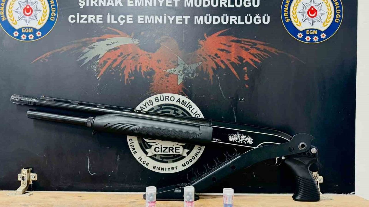 Cizre'de silahlı saldırının şüphelisi H.D. pompalı tüfekle yakalandı
