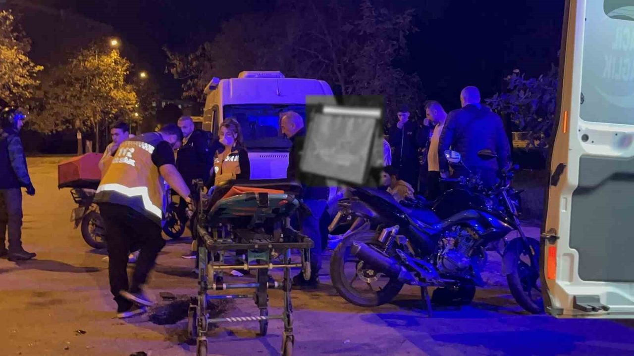 Çorlu'da otomobil ile motosiklet çarpıştı: 1 kişi yaralandı