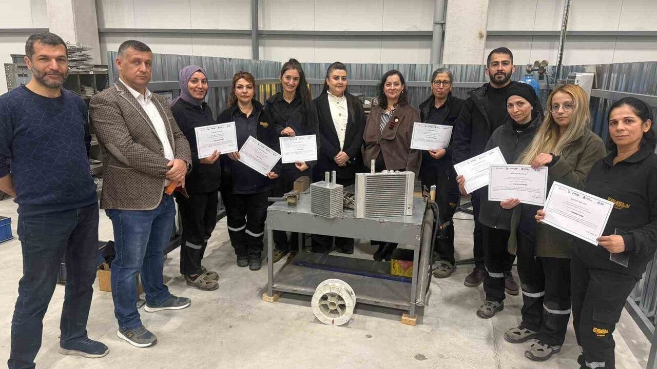 Çorum’da 15 Kadın Kaynakçı Sertifikası: OKA Destekli Eğitimle Sanayide İstihdam Artıyor