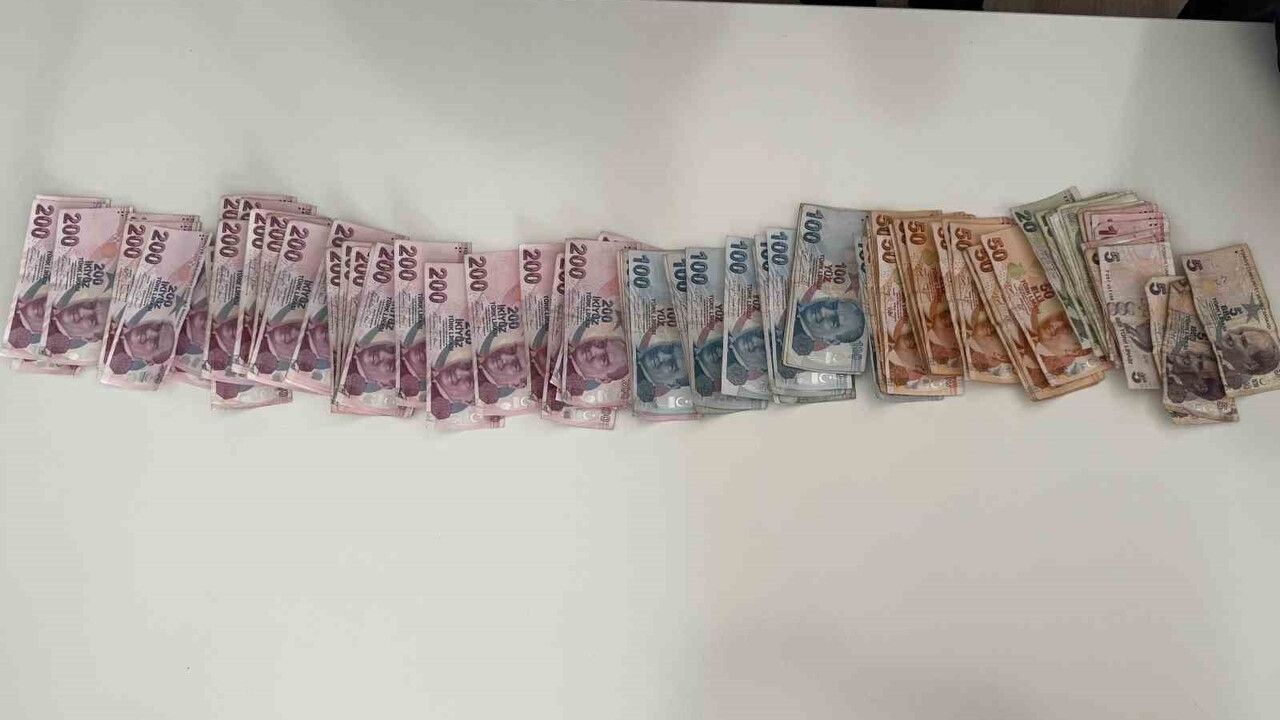 Çorum’da sanayi esnafından para toplayan dilenci 9 bin 800 TL ile yakalandı