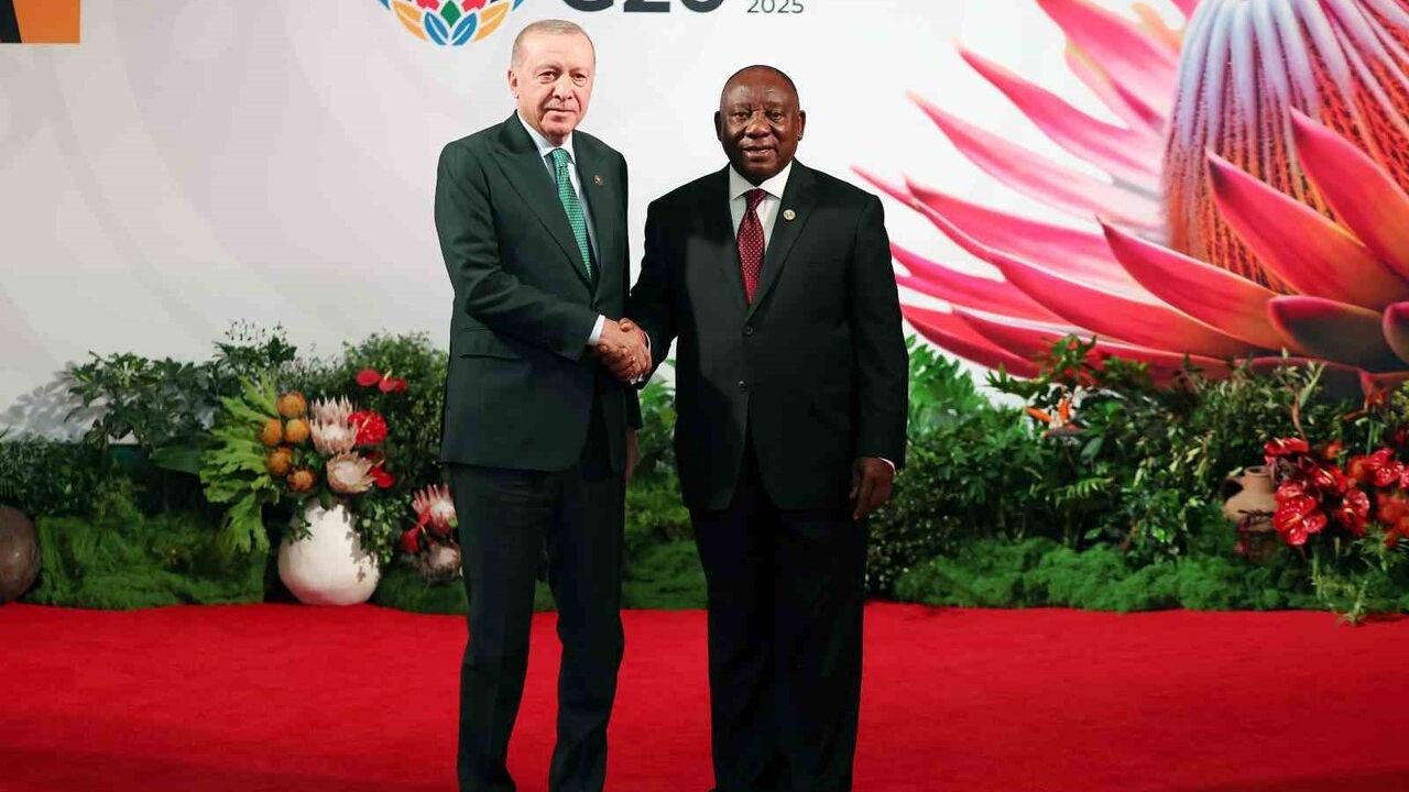 Cumhurbaşkanı Erdoğan, Johannesburg'daki G20 Liderler Zirvesi resmi karşılama törenine katıldı