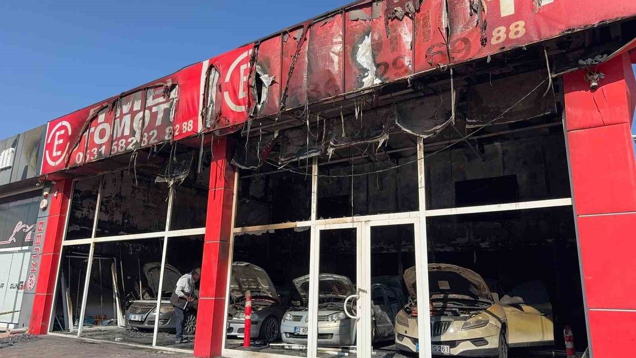 Denizli'de oto galeri yangını: Gözaltındaki şüpheli itiraf etti