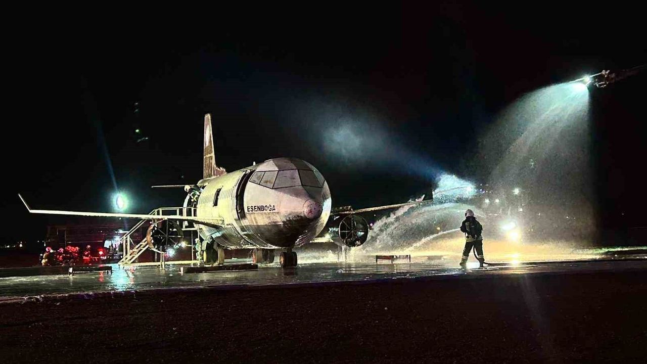 DHMİ Esenboğa'da Uçak Kazası ve Arsenik Sızıntısı Tatbikatı: Kurumlararası Koordinasyon Testi