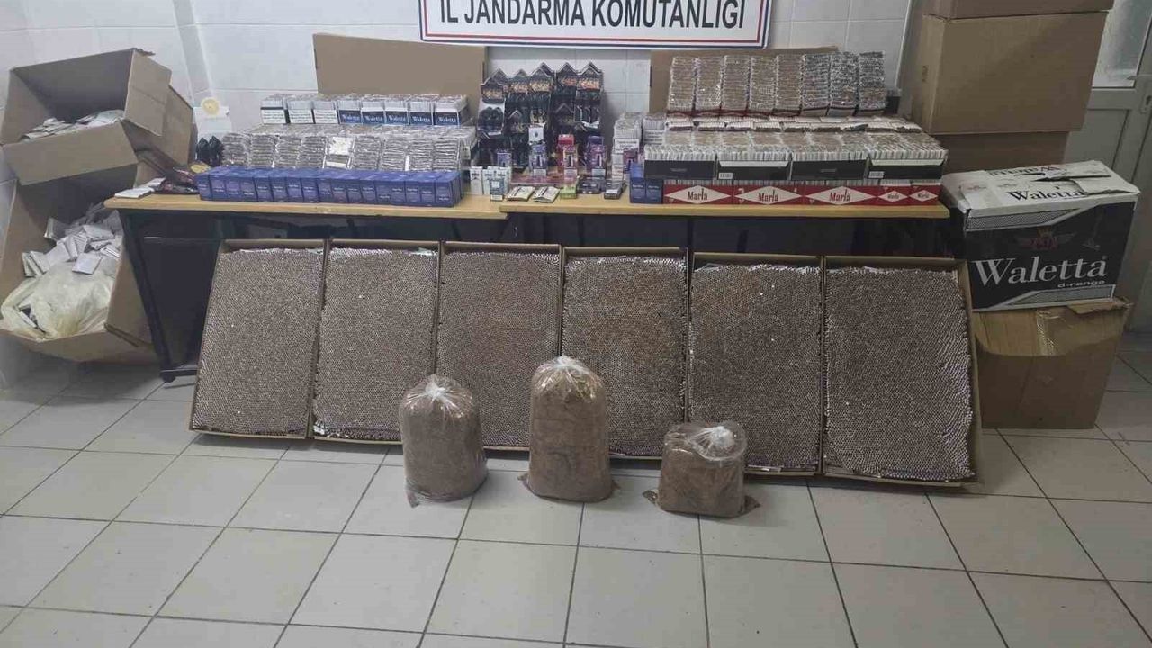 Didim'de 1,4 milyon TL değerinde kaçak sigara ve tütün ele geçirildi