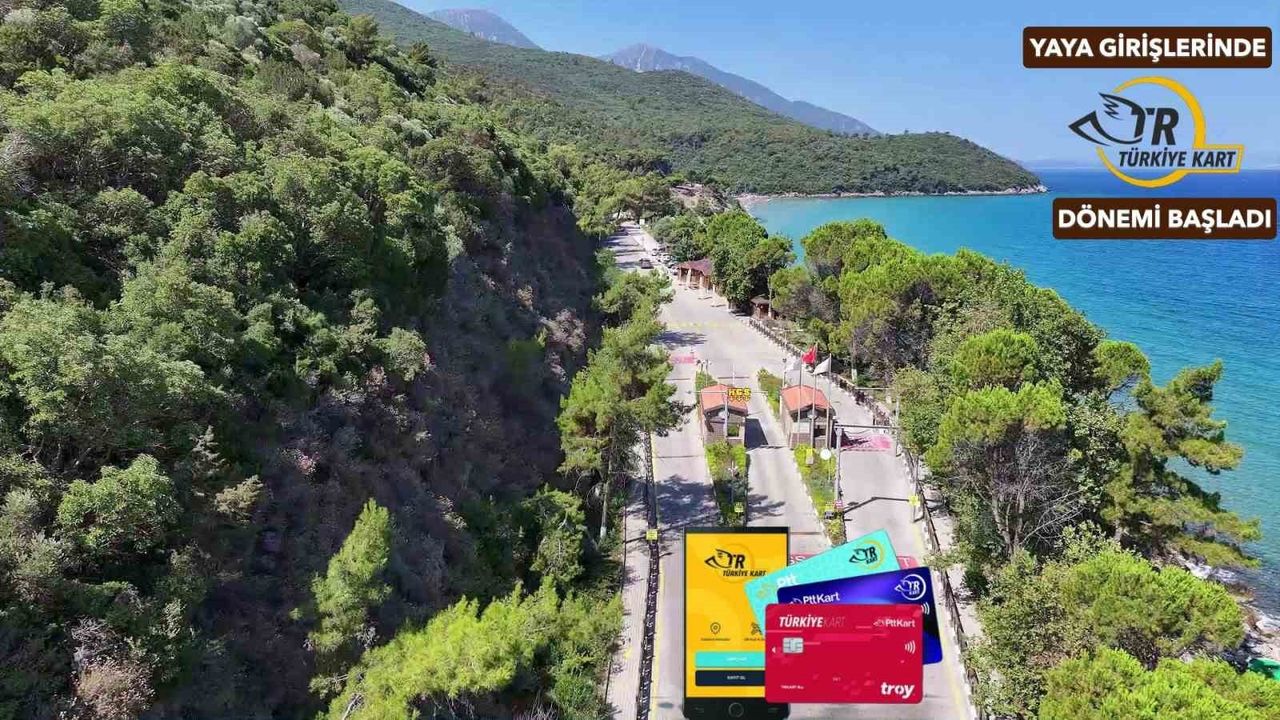 Dilek Yarımadası Milli Parkı'nda Türkiye Kart (TRKART) ile dijital giriş dönemi başladı
