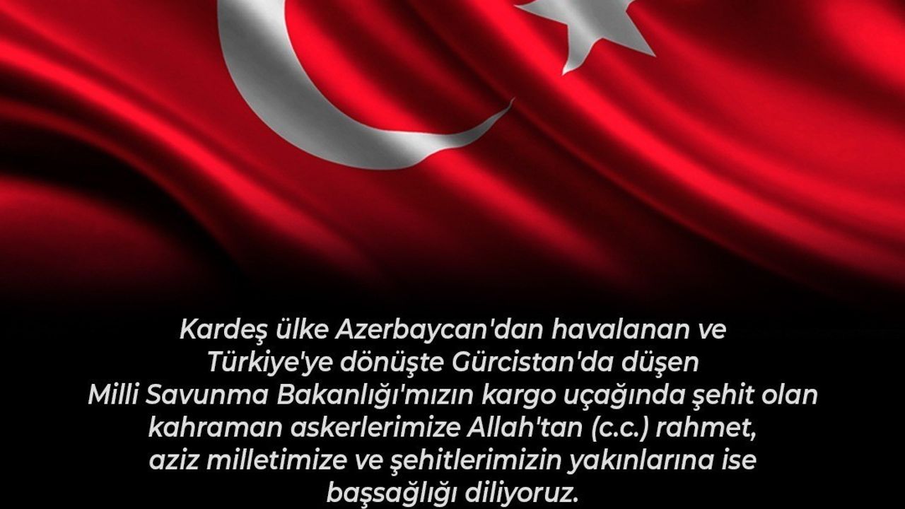 DTO Başkanı Uğur Erdoğan'dan şehit askerler için taziye mesajı