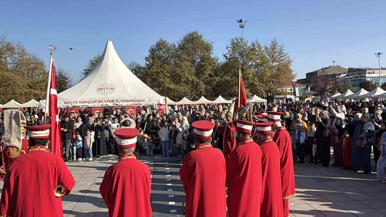 Düzce'de Anıtpark'ta Filistin’e destek etkinliği: Gelirler Gazzelilere ulaştırılacak