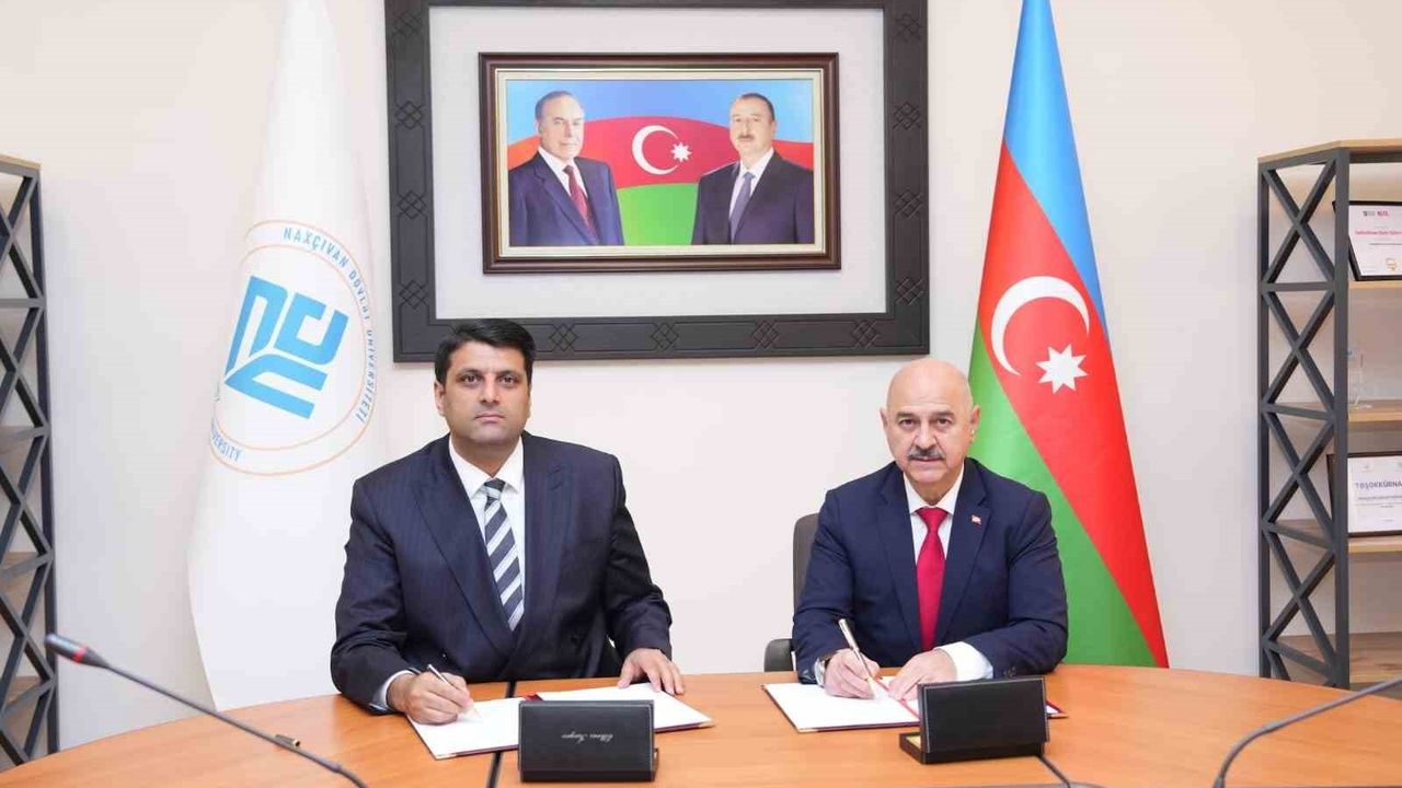 Düzce Üniversitesi ile Nahçıvan Devlet Üniversitesi arasında iş birliği protokolü imzalandı