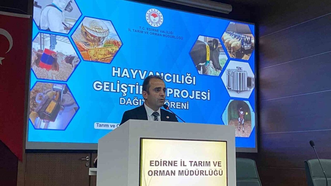 Edirne'de süt verimliliğini artırma hedefiyle 52 mastitis tespit cihazı üreticilere dağıtıldı