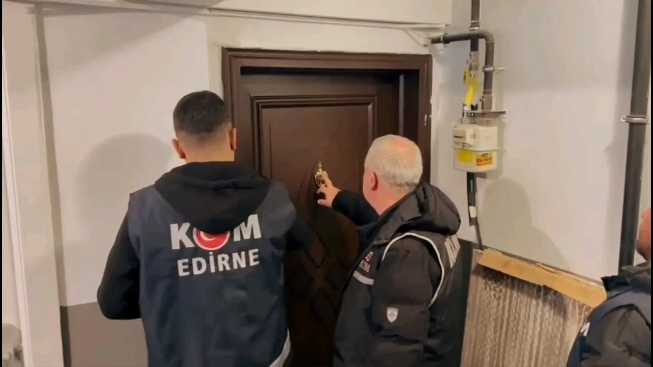 Edirne merkezli yasa dışı bahis operasyonunda 13 kişi gözaltında
