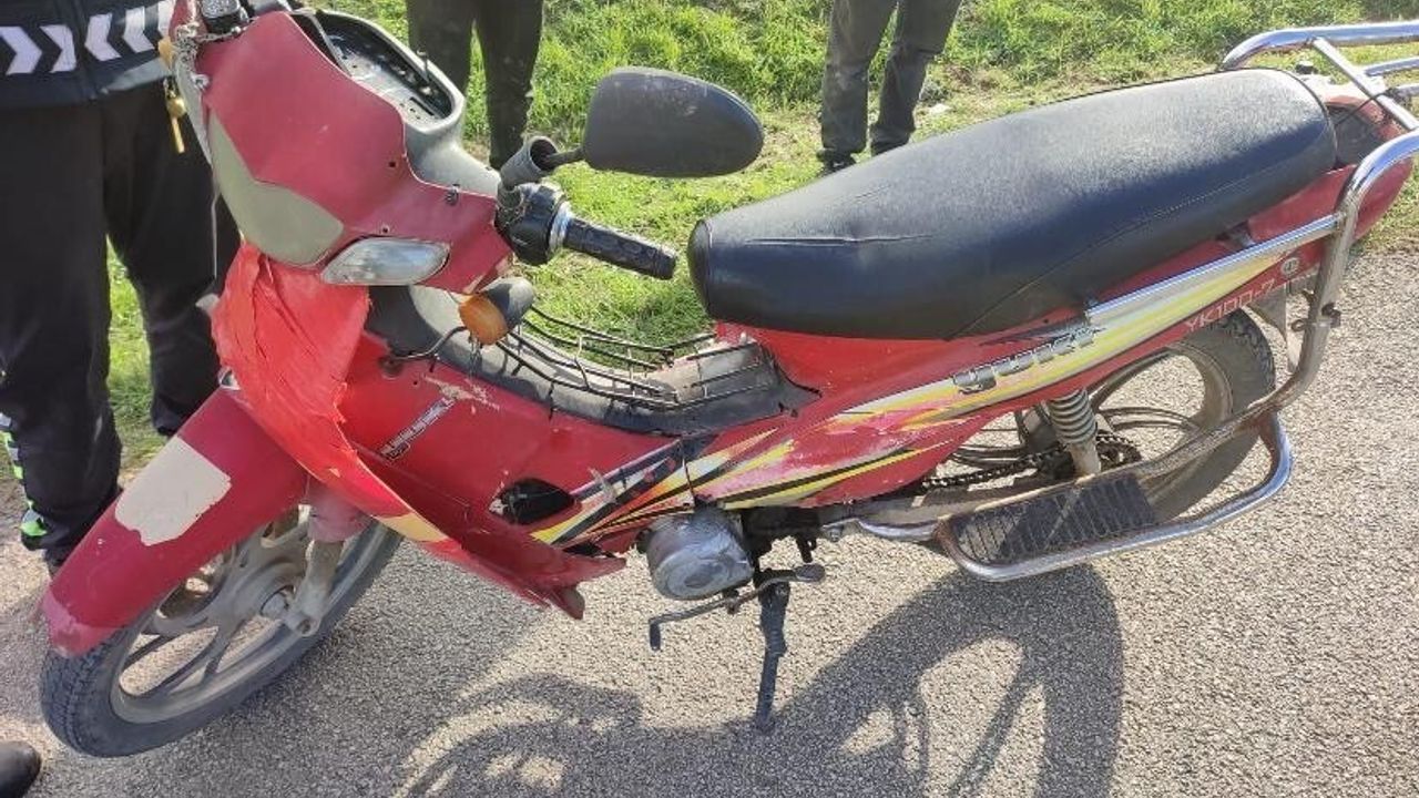 Edirne Uzunköprü'de plakasız ve çekme belgeli motosiklete 47 bin 614 TL ceza