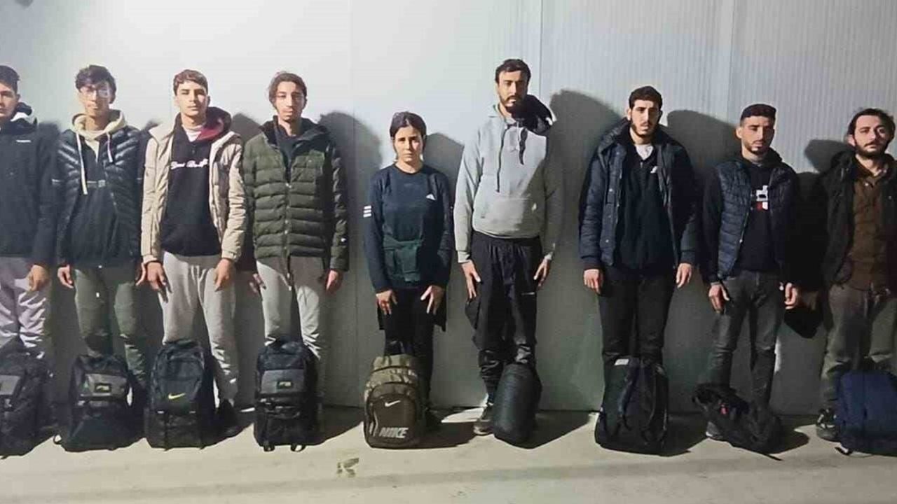 Edirne Uzunköprü'de Yunanistan'a Geçmeye Çalışan 9 Düzensiz Göçmen Yakalandı