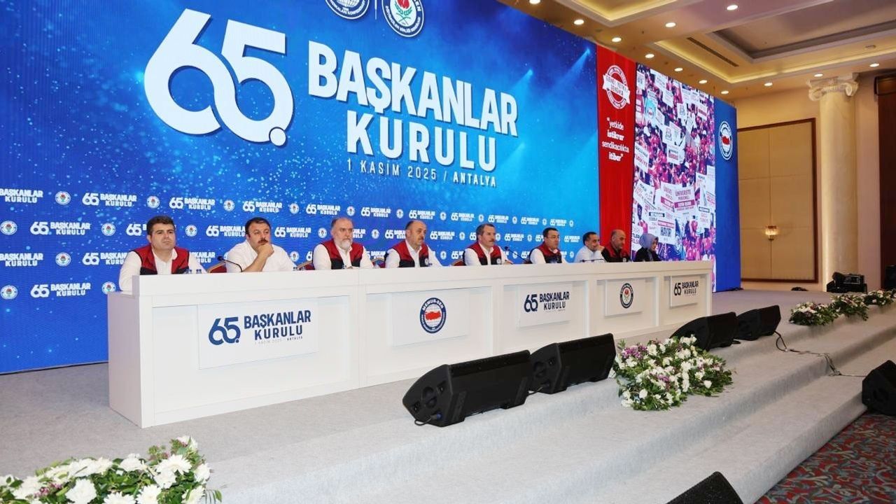 Eğitim-Bir-Sen 65. Başkanlar Kurulu Sonuç Bildirgesi: Toplu Sözleşme, yeni sendika kanunu ve bütçe talebi