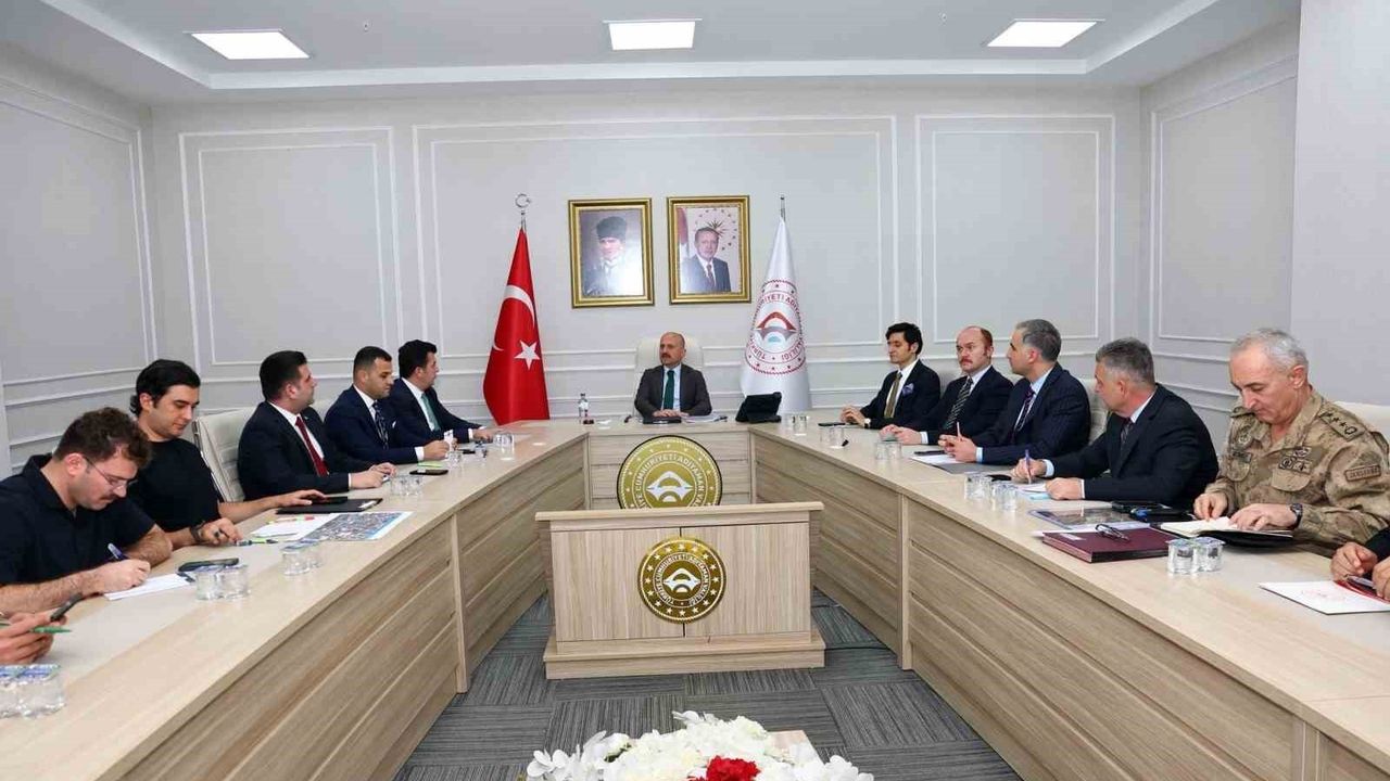 Erdoğan'ın 15 Kasım Adıyaman Ziyareti Öncesi Güvenlik ve Koordinasyon Toplantısı