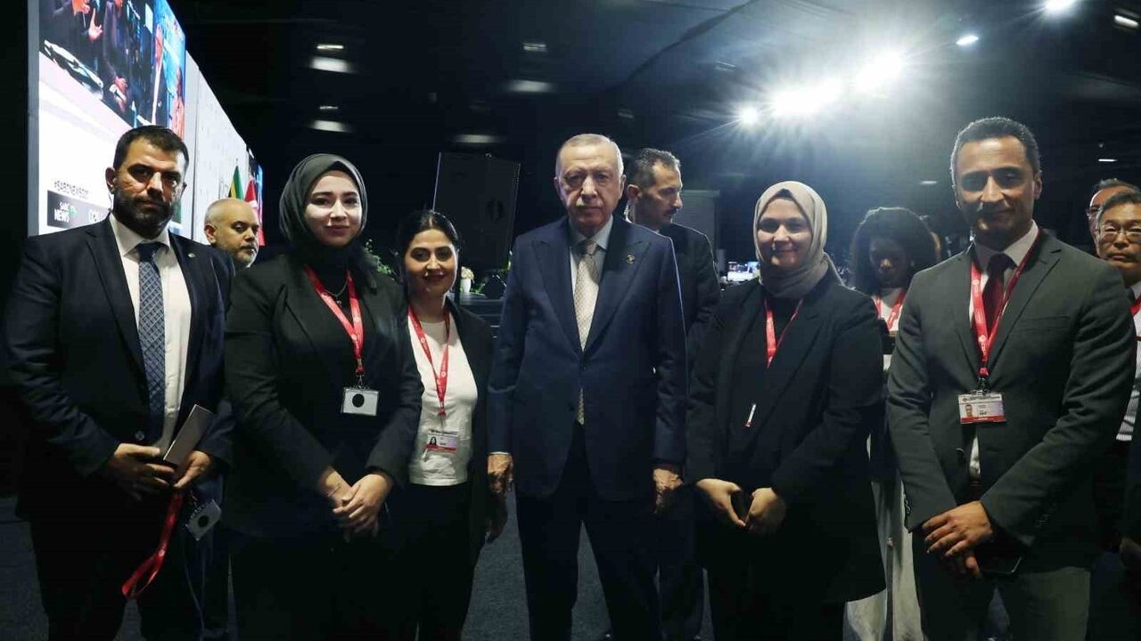 Erdoğan’ın Johannesburg’daki G20 basın toplantısına uluslararası medya yoğun ilgi gösterdi