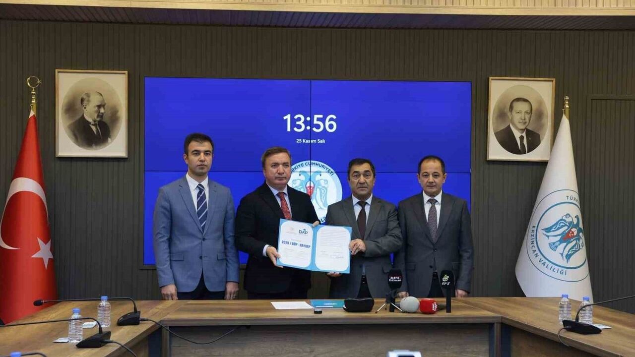 Erzincan'da DAP kapsamında 3 proje için protokol imzalandı