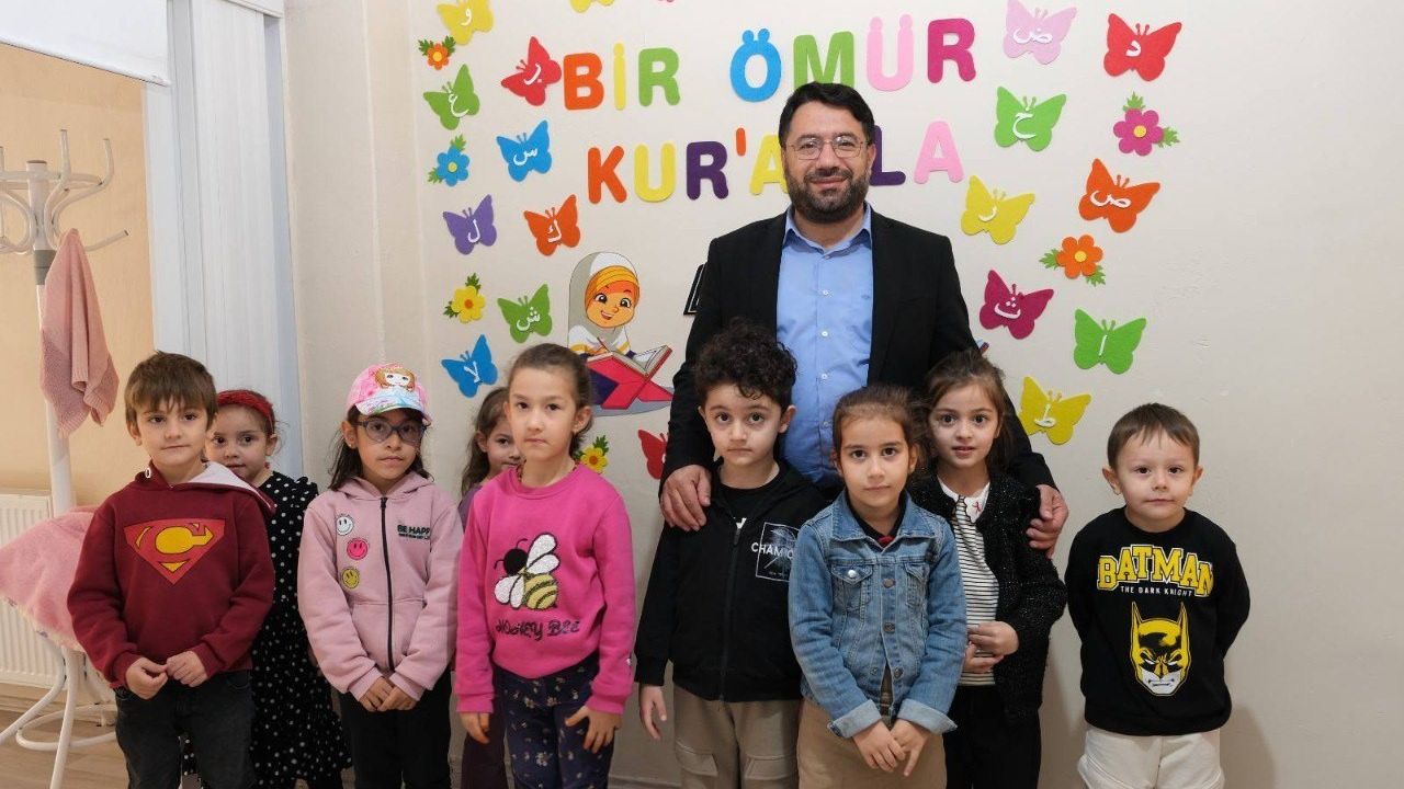 Erzincan İl Müftüsü İsmail Fakirullahoğlu, İhtiyaç Odaklı Kuran Kurslarını ve 4-6 Yaş Grubunu Ziyaret Etti