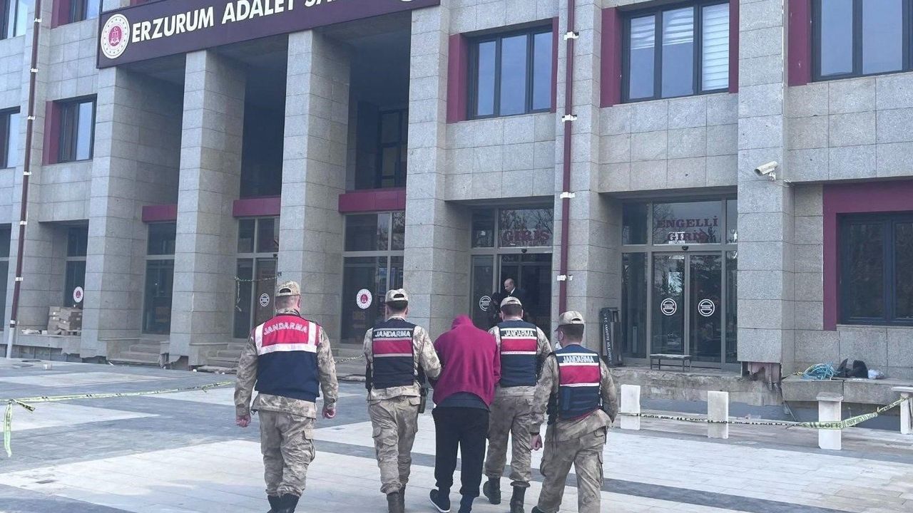 Erzurum'da 20 yıl hapis cezası bulunan şüpheli Jandarma operasyonuyla yakalandı