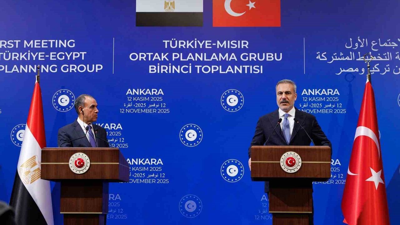 Fidan: Hamas ateşkesi kalıcı kılma iradesi gösteriyor; Türkiye-Mısır iş birliğinde ticaret ve güvenlik vurgusu