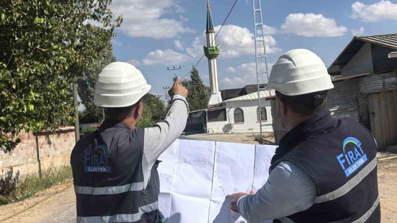 Fırat EDAŞ, Akçadağ Bahri Mahallesi’ne 21 milyon TL’lik elektrik altyapısı yatırımı