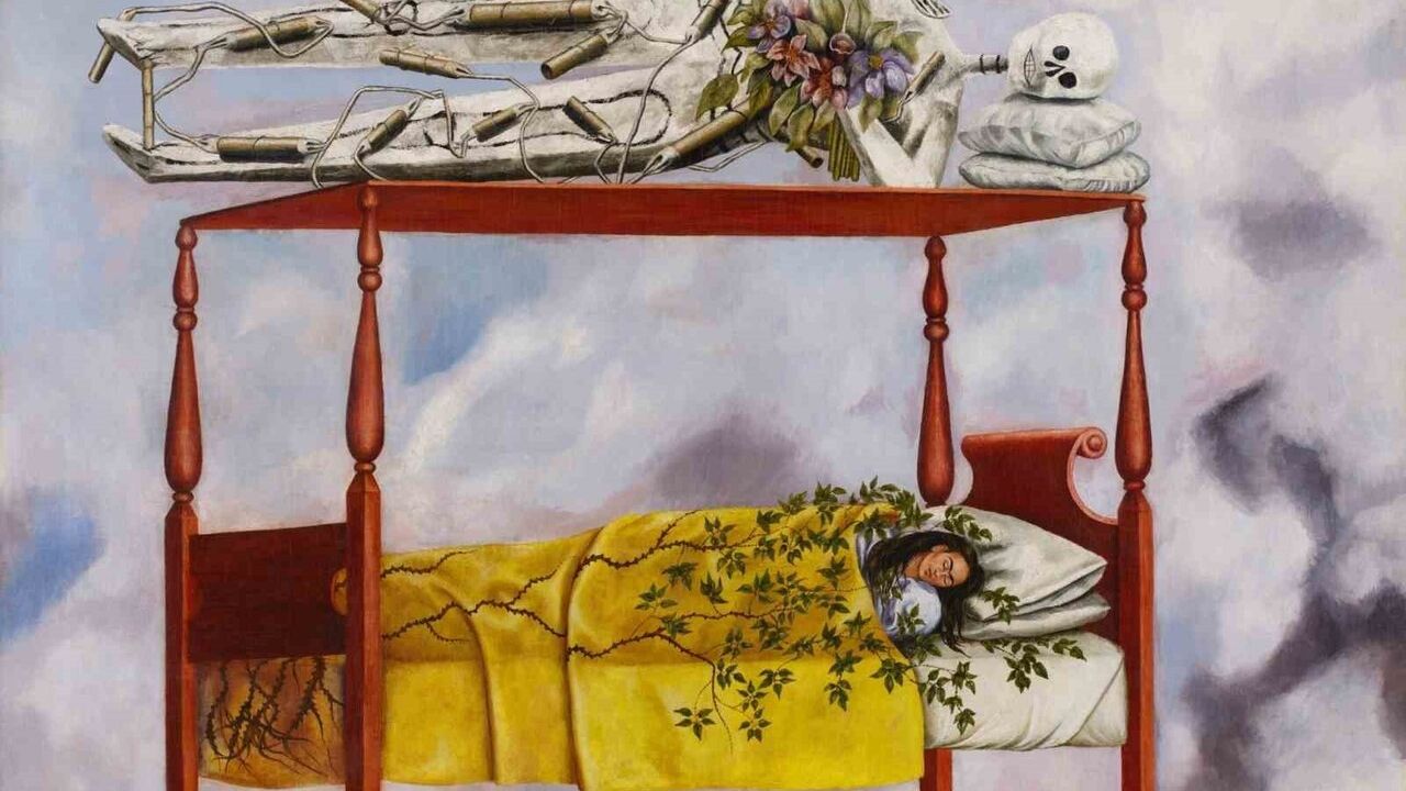 Frida Kahlo'nun 1949 tarihli 'El sueno (La cama)' otoportresi Sotheby's New York'ta 54.7 milyon dolara satıldı