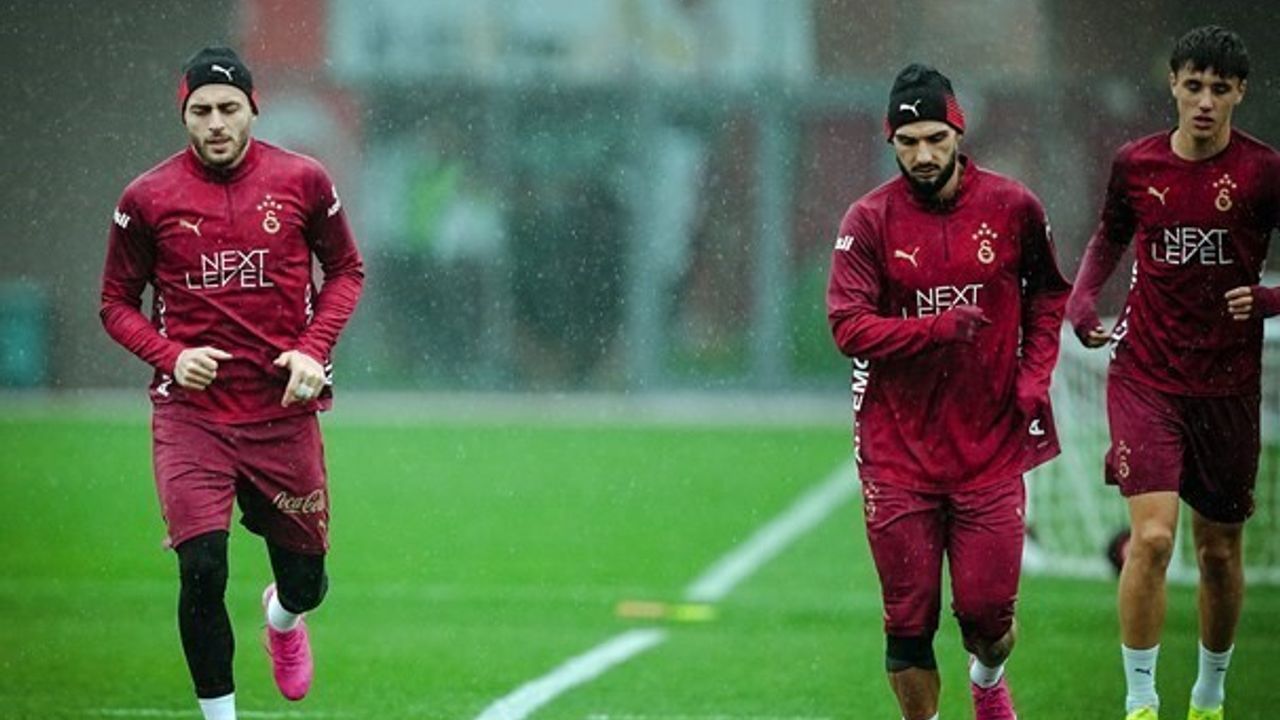Galatasaray, Fenerbahçe derbi hazırlıklarını Kemerburgaz'ta sürdürdü