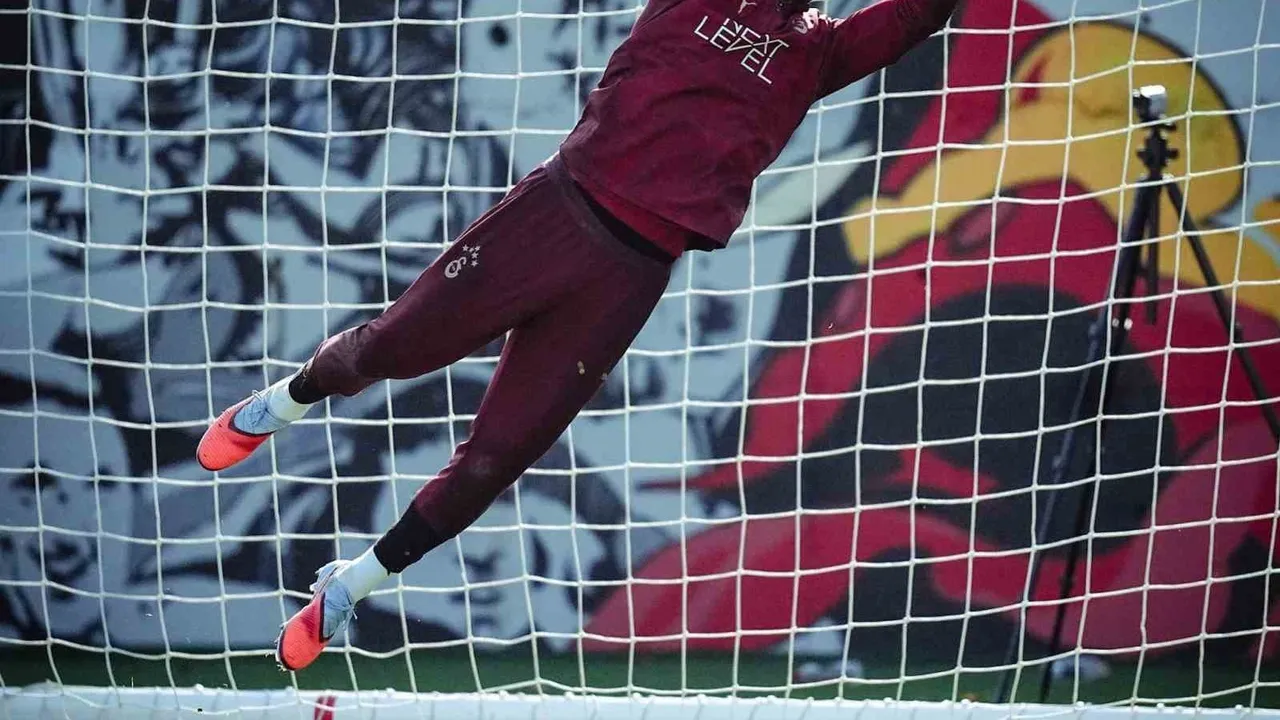 Galatasaray, Gençlerbirliği maçı hazırlıklarını Kemerburgaz'da sürdürdü