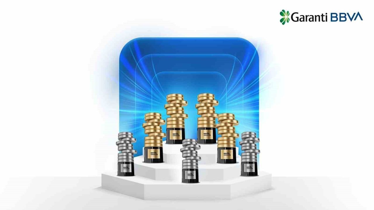 Garanti BBVA, Sardis Ödülleri’nde 4 altın 3 gümüş ile 7 ödül kazandı