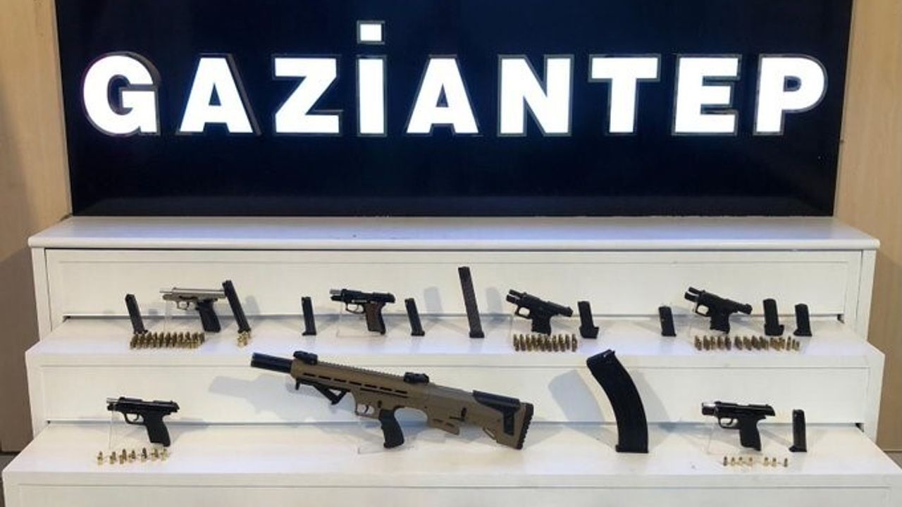 Gaziantep'te kaçak silah operasyonu: 6 tabanca ve 1 pompalı tüfek ele geçirildi, 1 kişi tutuklandı