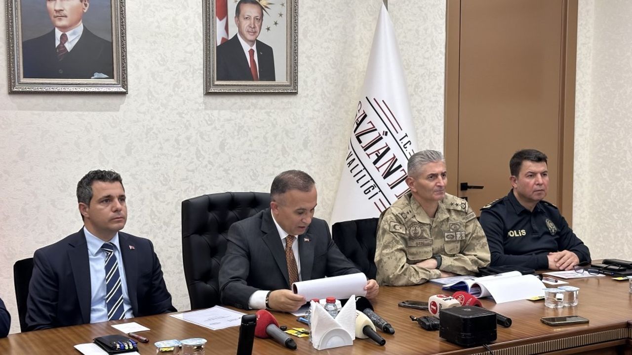Gaziantep Valisi Kemal Çeber 2025'in İlk 10 Ayı Asayiş Bilançosunu Açıkladı