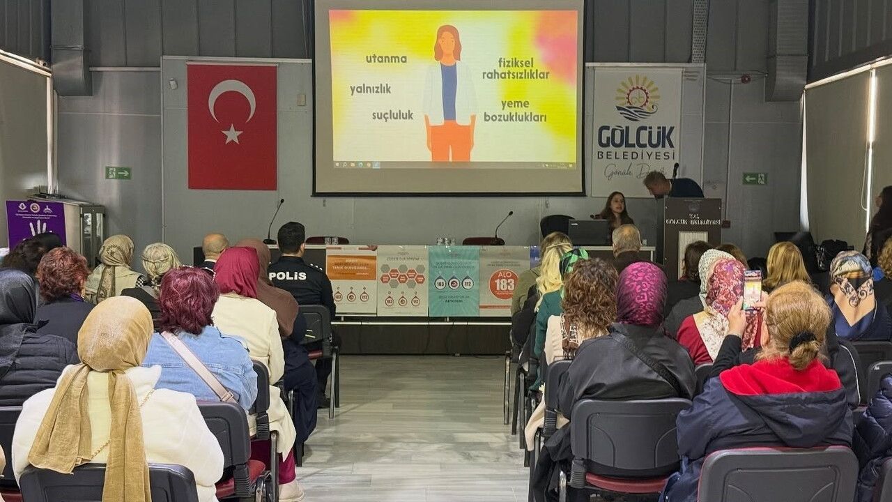Gölcük’te 25 Kasım'da kadına yönelik şiddete karşı farkındalık etkinliği