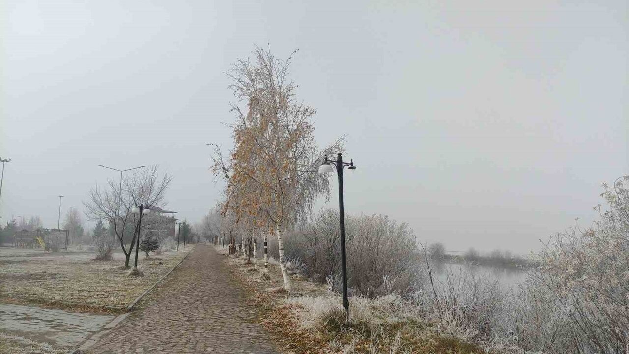 Göle'de Hava Sıcaklığı Eksi 14,6 Dereceye Düştü; Kırağı ve Yılkı Atları Etkilendi