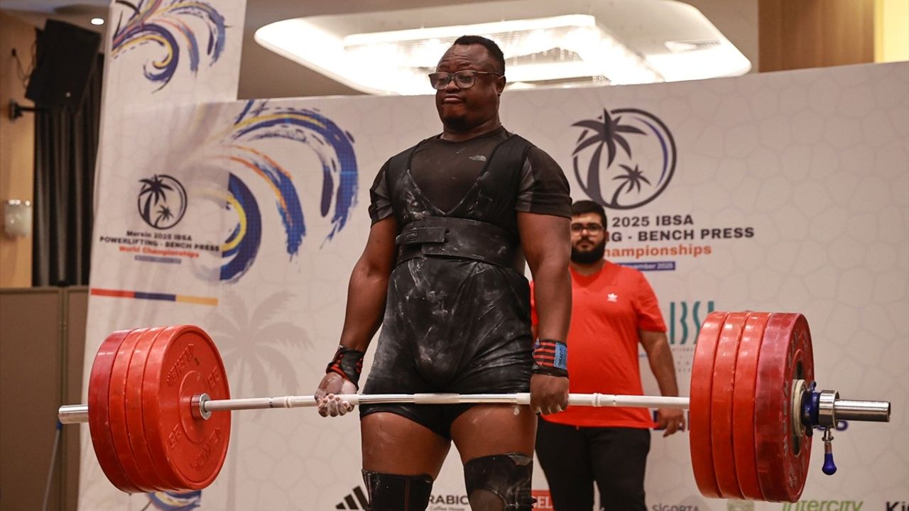 Görme Engelliler Dünya Halter Şampiyonası Mersin'de tamamlandı: Türkiye 14 madalya ile 4. sırada