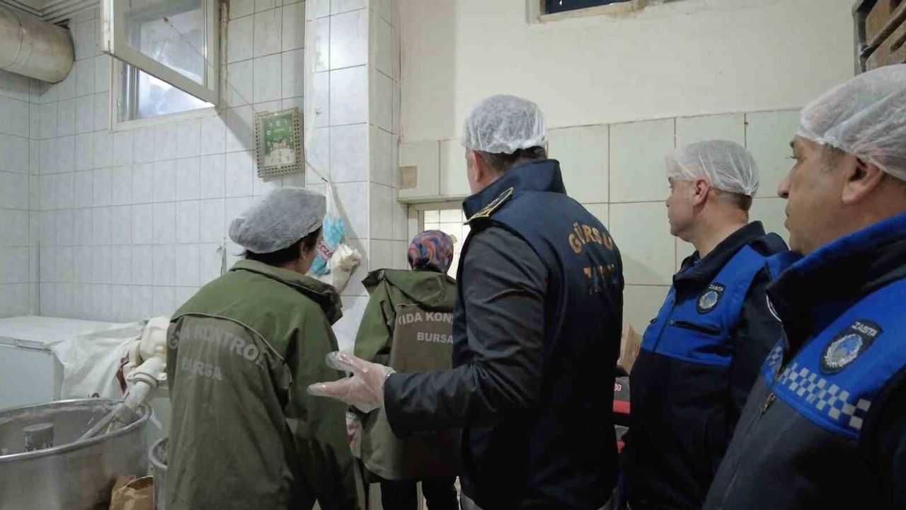 Gürsu'da gıda denetimleri: 10 işletmede kontrol, 1 firmaya idari işlem