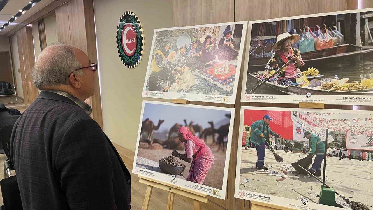 HAK-İŞ'in 6. Uluslararası Emek Fotoğrafları Yarışması ödül töreni: 4.178 fotoğrafla rekor başvuru