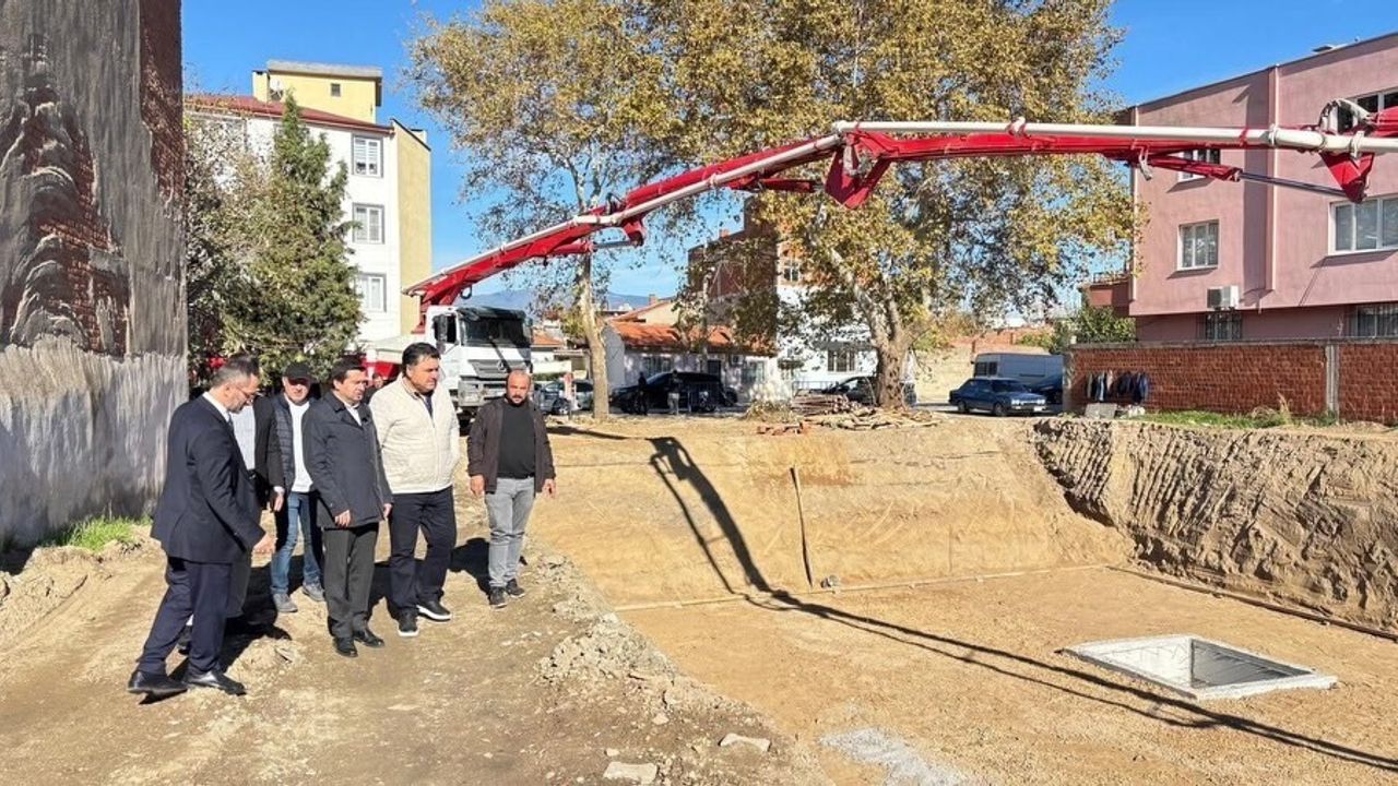 Havran'da Kur'an Kursu ve Müftülük Hizmet Binası İnşaatı Yerinde İncelendi