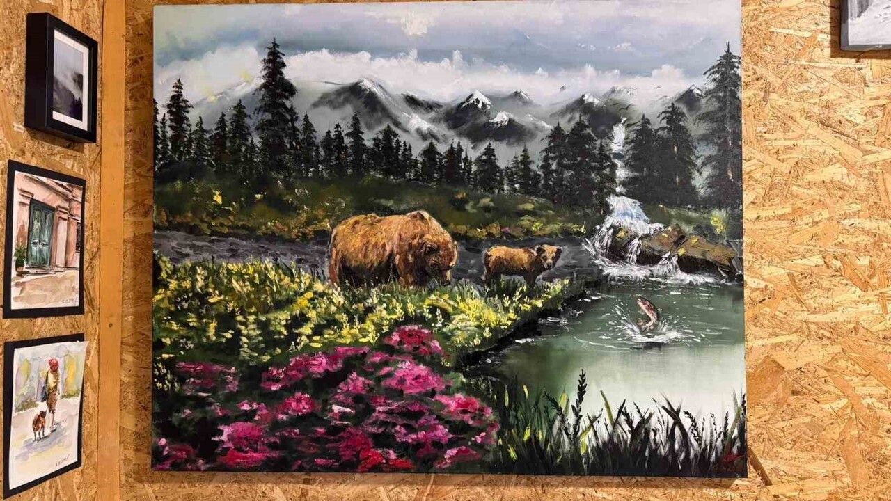 Havva Akyüz: Uzungöl ve yayla kültürünün unutulan hikayelerini tuvale taşıyan genç ressam