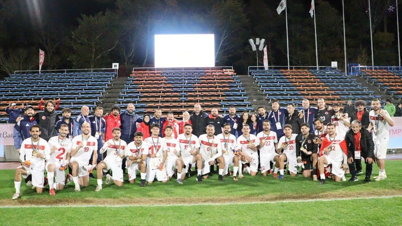 İşitme Engelliler Erkek Futbol Milli Takımı, 25. İşitme Engelliler Yaz Olimpiyat Oyunları'nda şampiyon