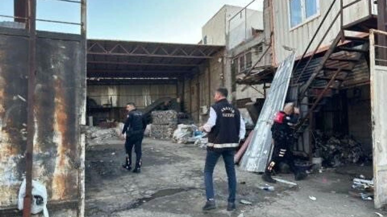 İskenderun’da hurdacılara yönelik denetimde 13 iş yeri incelendi