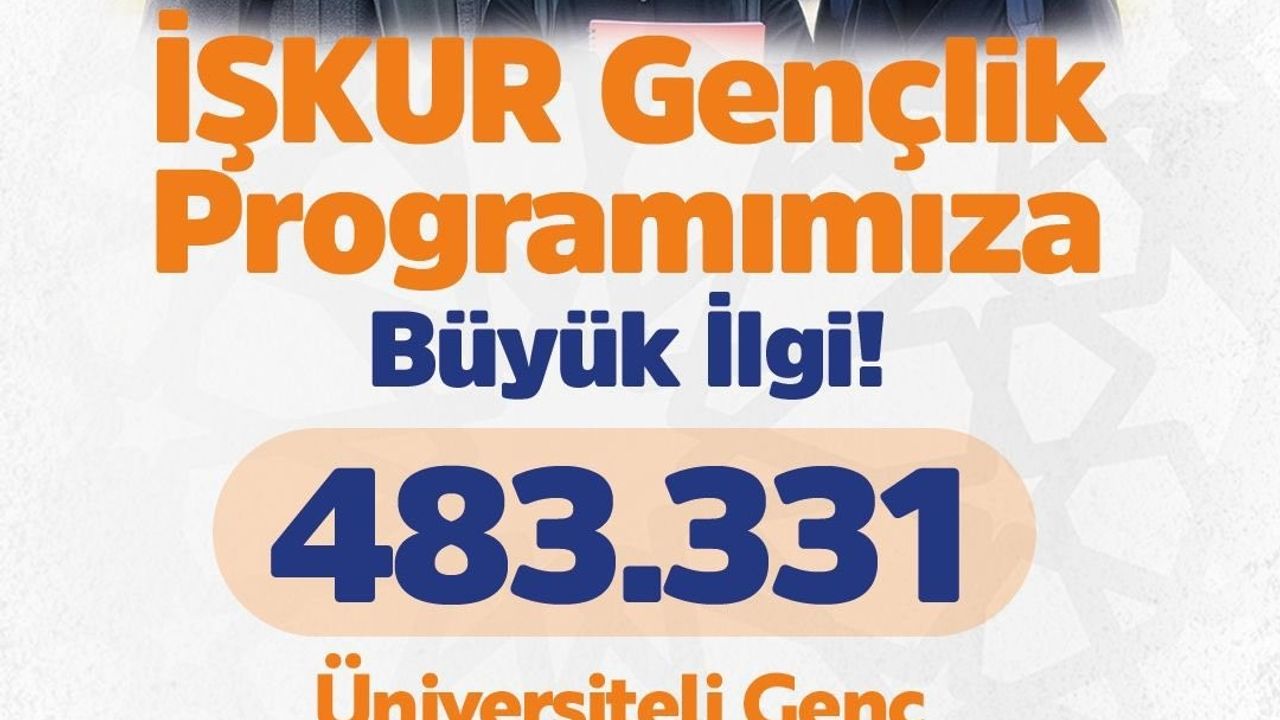 İŞKUR Gençlik Programı'na 483 bin 331 başvuru: Kontenjan 150 bine yükseltilmişti
