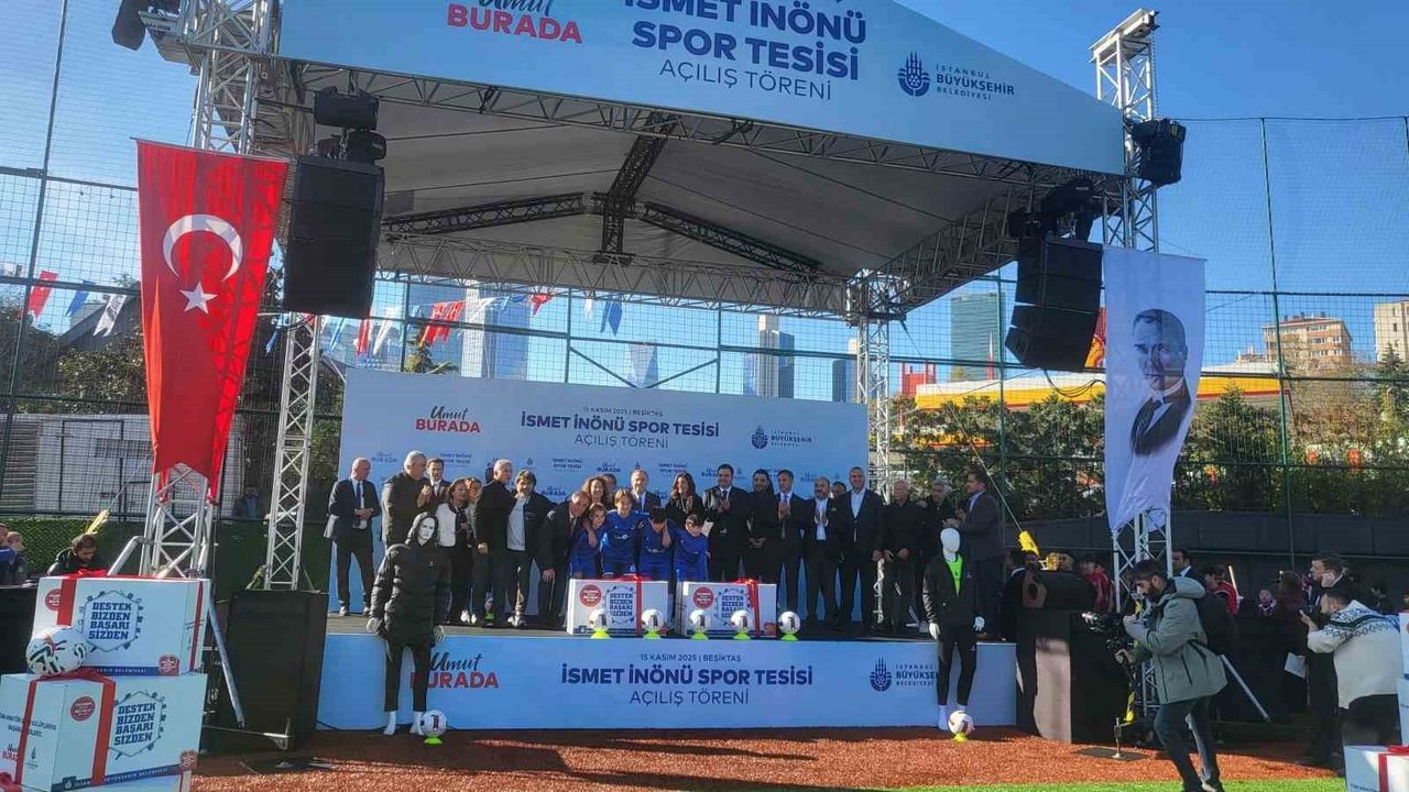 İsmet İnönü Spor Tesisi FIFA onaylı zeminiyle yenilenerek yeniden hizmete açıldı