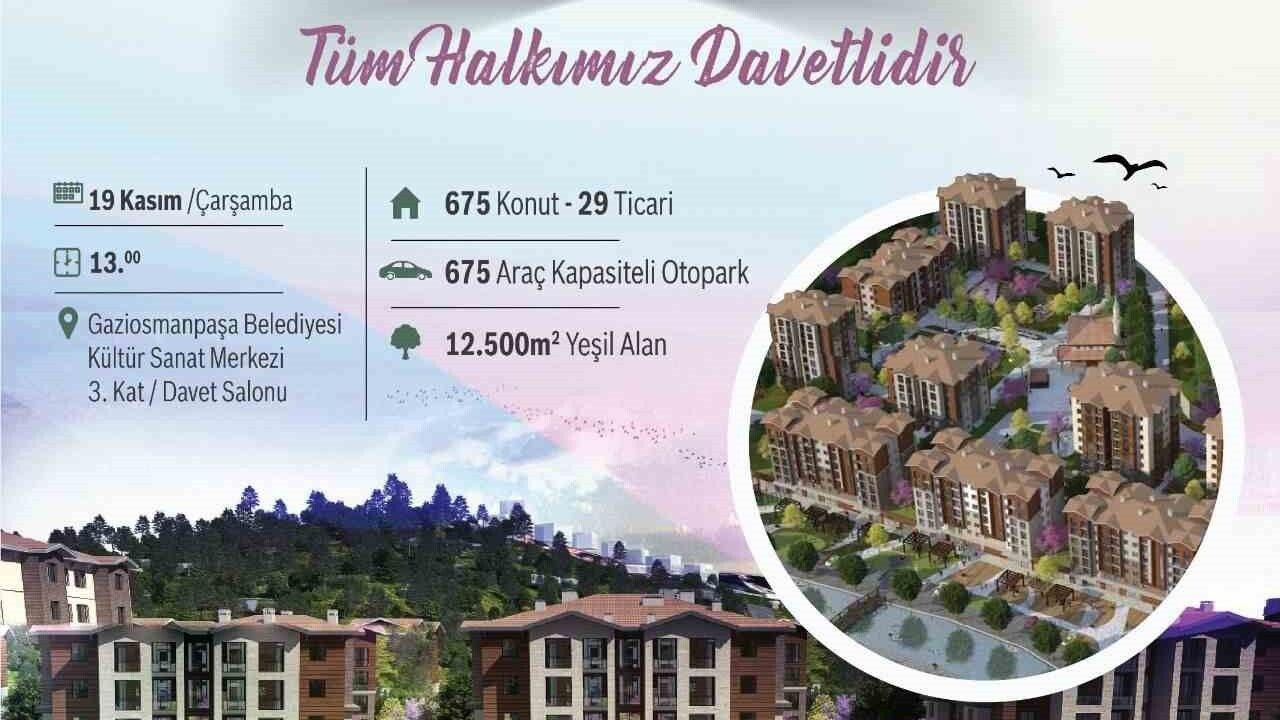 İstanbul Vadi Evleri 1. Kısım 2. Etap Kura Çekimi 19 Kasım'da Yapılacak