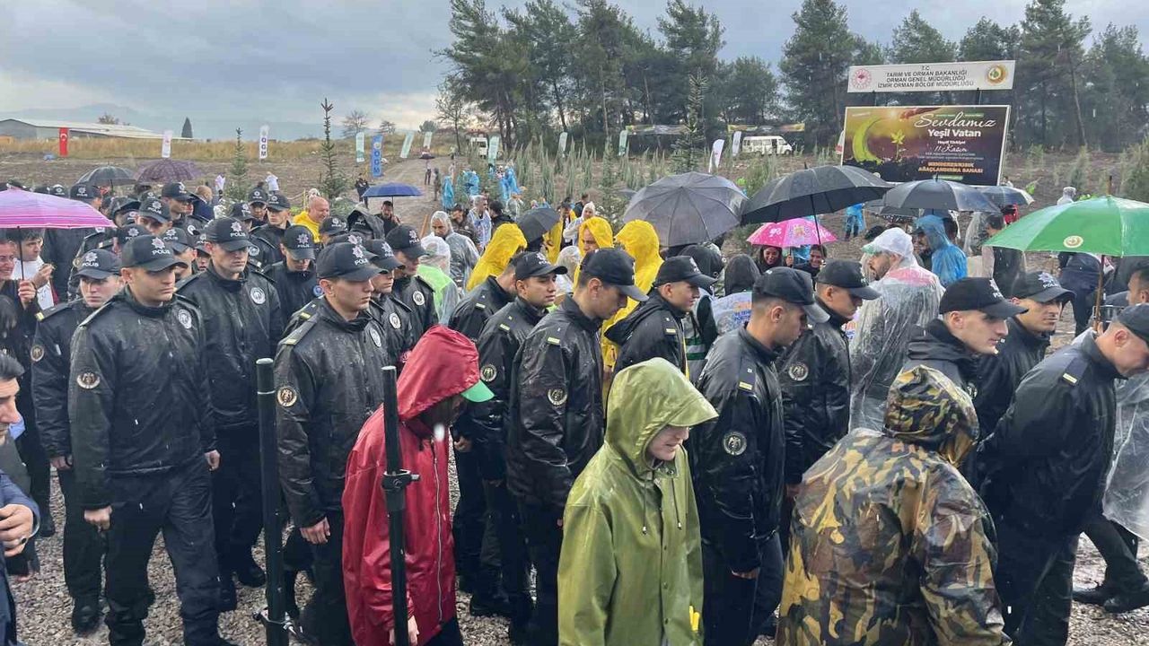 İzmir'de 115 bin fidan toprakla buluştu: 21 noktada 770 dekarlık ağaçlandırma