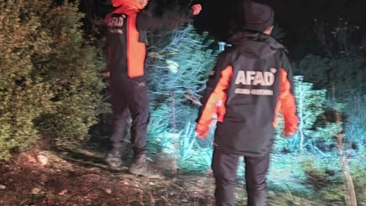 İzmir Menderes'te mantar toplarken kaybolan vatandaş AFAD ekiplerince sağ bulundu